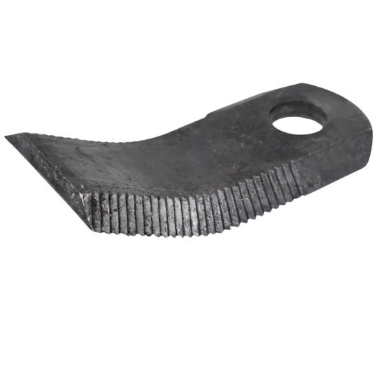 Preview: Schlägelmesser gezahnt 105 x 50 x 5 mm – Bohrung 18 mm