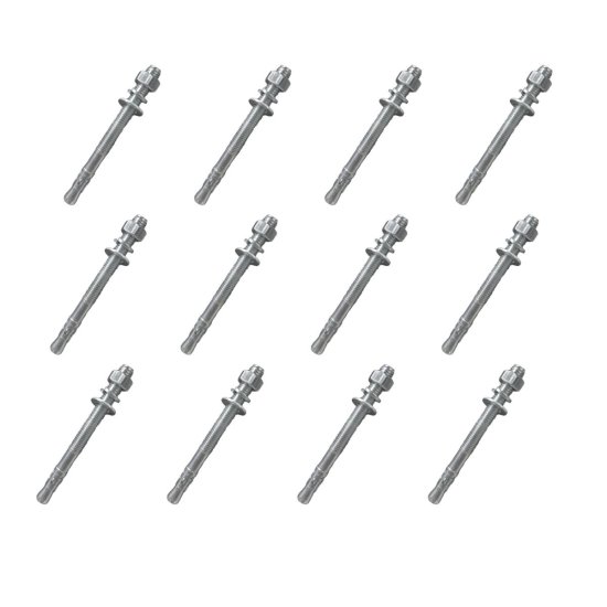 Preview: Schwerlastanker M18 8.8 DIN - Befestigungsmaterial zur Montage 12-tlg. | M18 x 200 mm