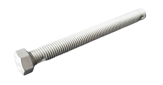 Sechskantschraube Metrisch 1/4" Vollgewinde 10.9 – verzinkt 155 mm
