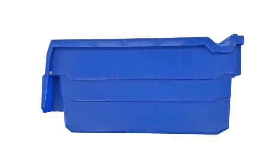 Sichtlagerkasten Blau 114×260 mm – mit Aufhängelasche | SF3215