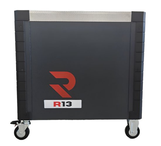 Mobiler Werkzeugwagen R13 - 8 Schubladen | Premiumqualität RETTER - Chrom-Vanadium-Werkzeugset