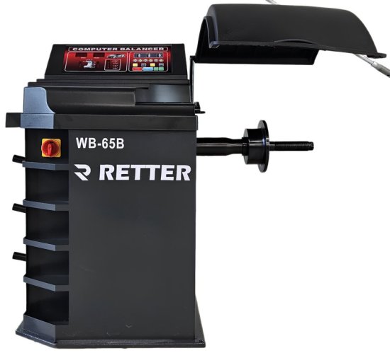 RETTER Profi Reifenmontiermaschine 380V RT-706A Pro mit Schwingarm und 2 Stufig & Wuchtmaschine WB-65B | Reifenservice SET