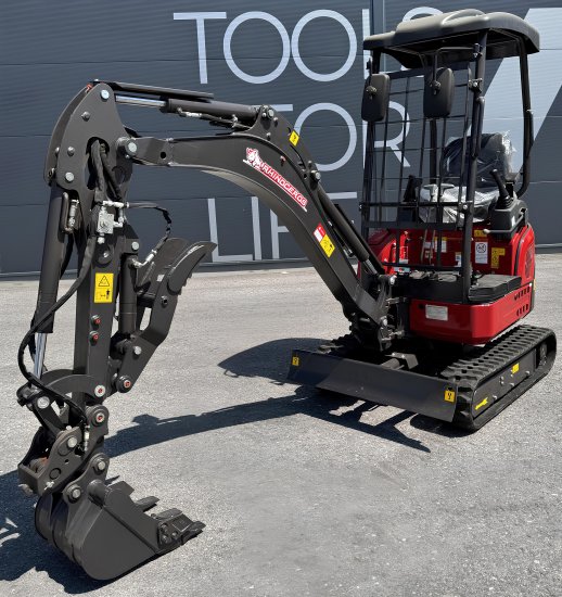 Rhinoceros XN18L Diesel Minibagger - Kubota Motor 14 PS