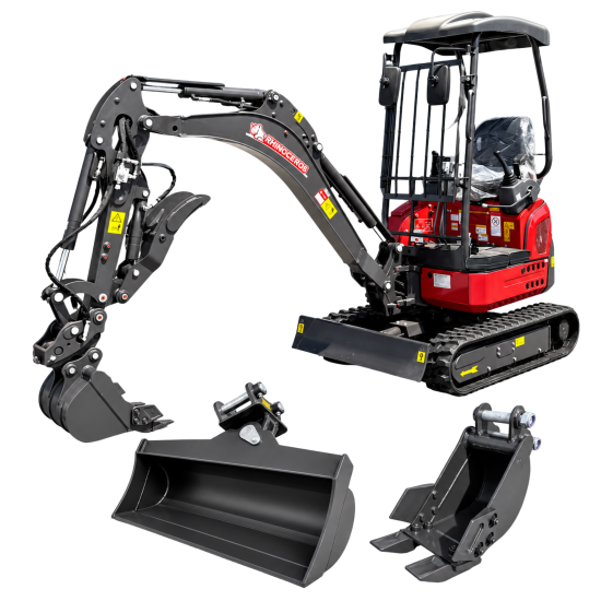 Rhinoceros XN18L Diesel Minibagger - Kubota Motor 14 PS
