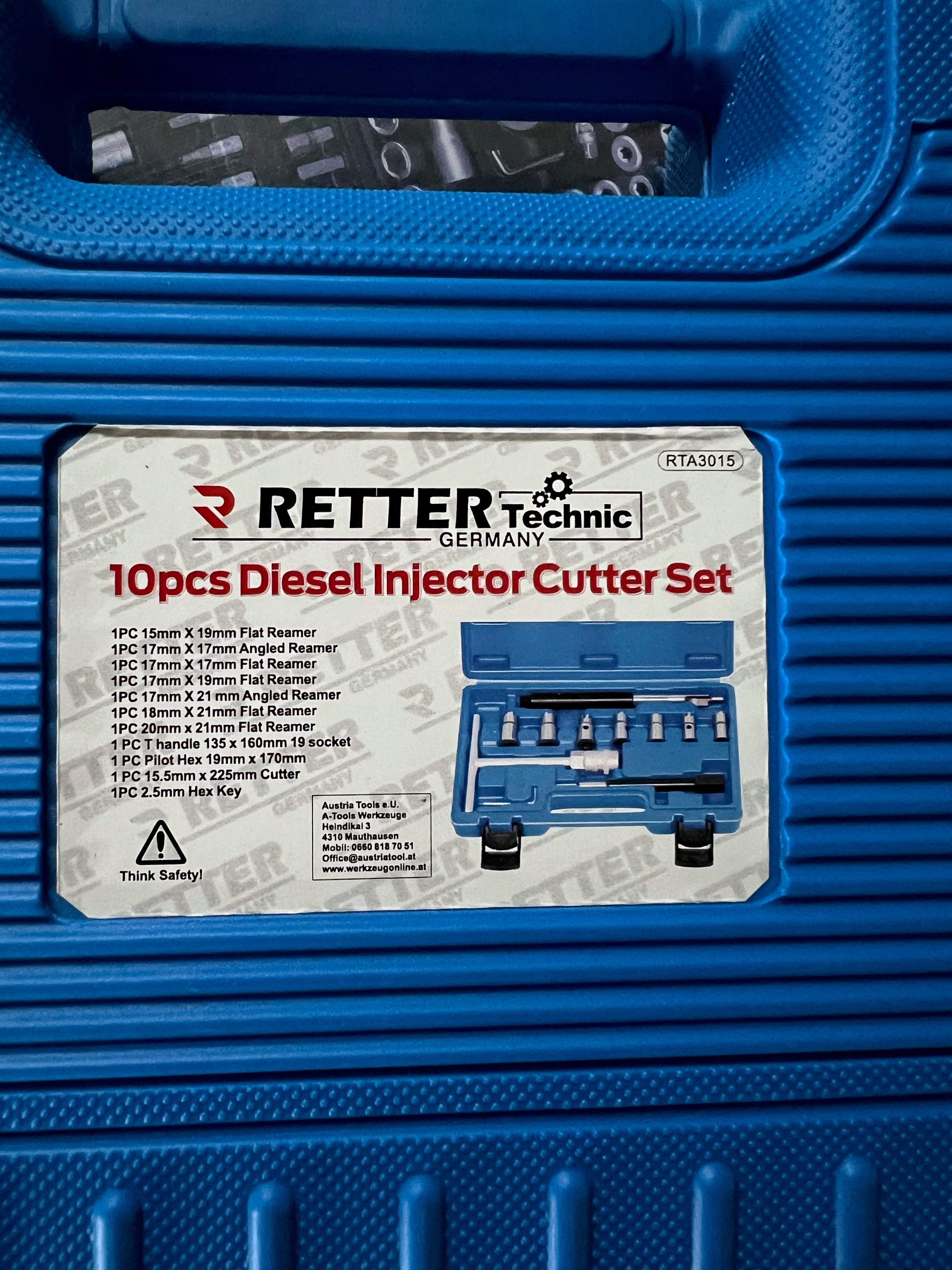 RETTER Diesel-Einspritzdüsen-Fräser-Set