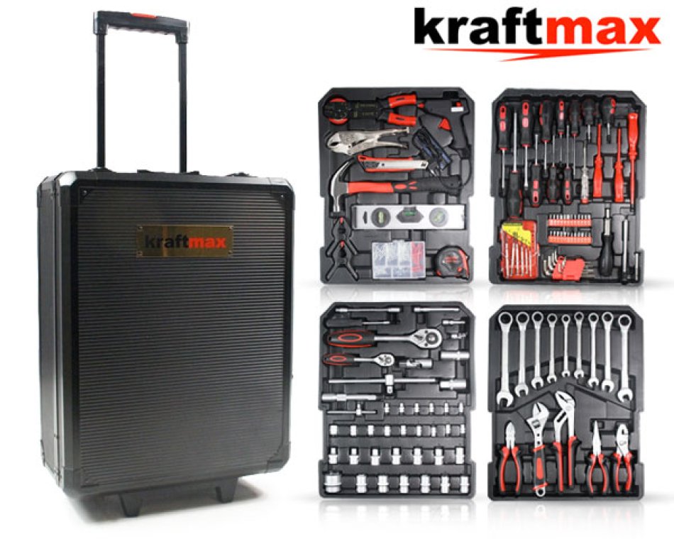 Werkzeugkoffer 399 teilig - kraftmax
