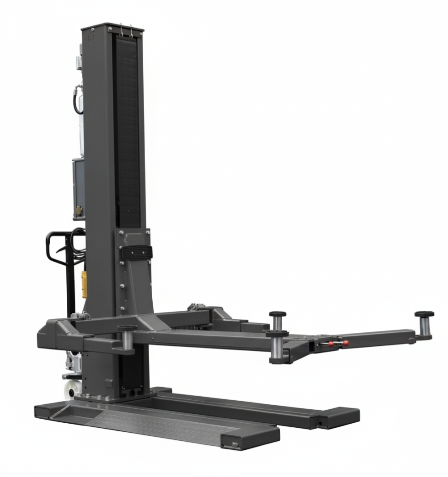 RETTER Ein-Säulen-Hebebühne RTH-1100 Ultraflach - 2.8 t Mobile RETTER Hebebühne