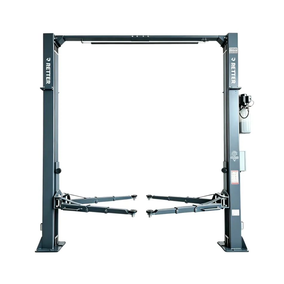RETTER RH-4500BF 2-Säulen-Hebebühne 4,5 t in Frontansicht