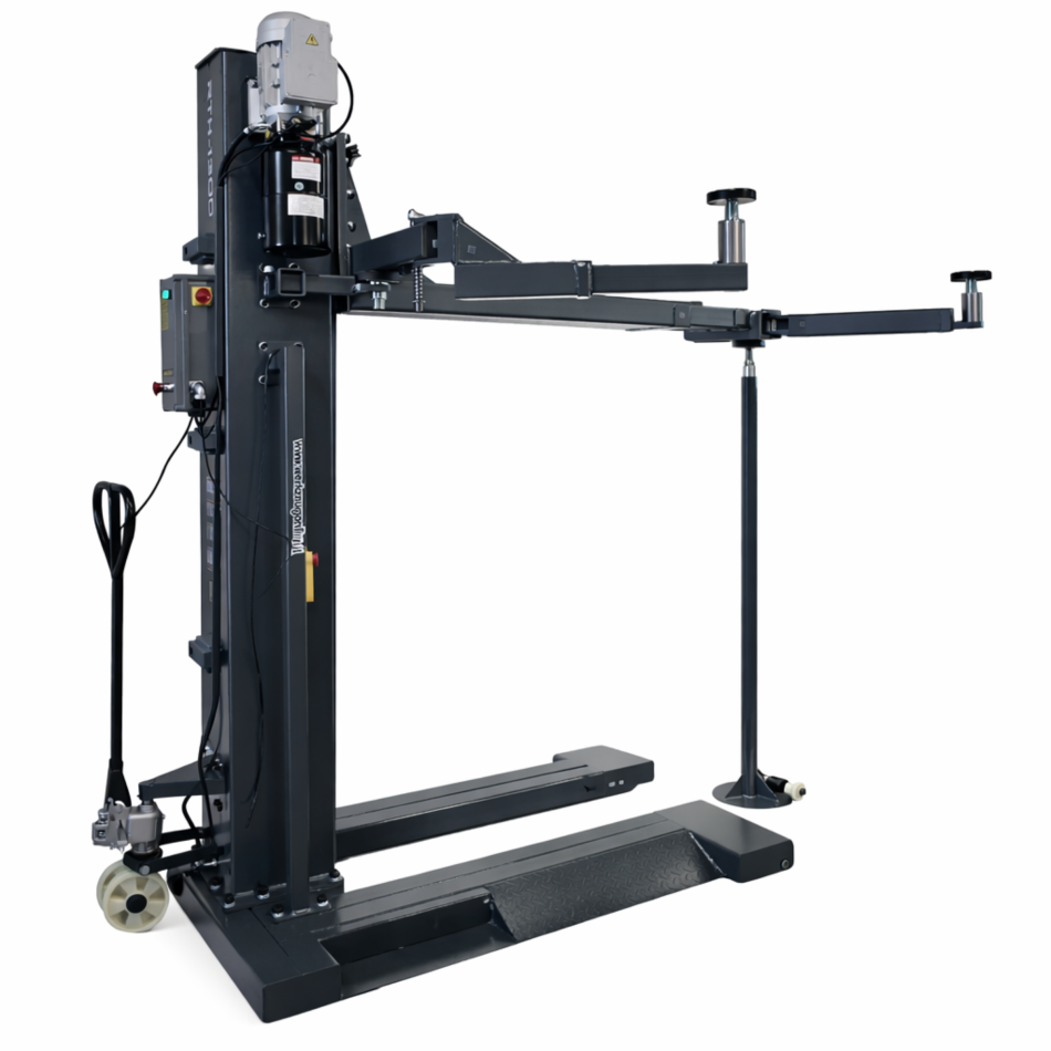 RETTER Ein-Säulen-Hebebühne RTH-1300 Ultraflach - 3.0 t Mobile RETTER Hebebühne