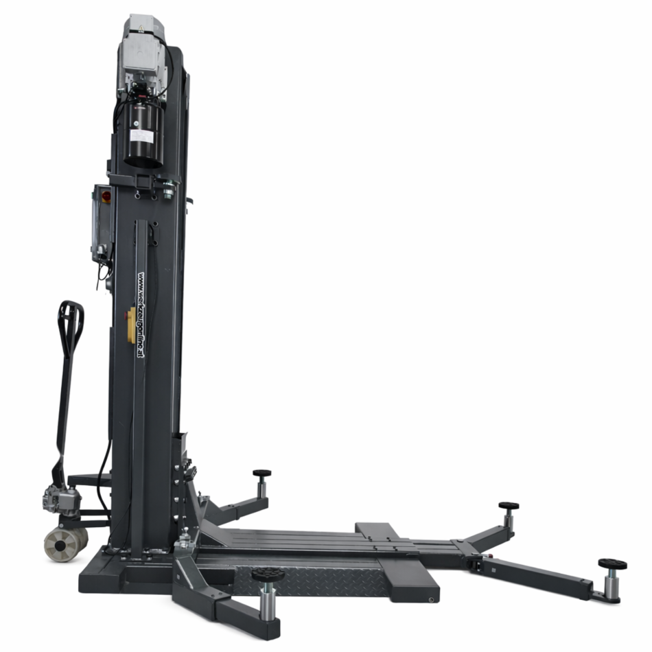 RETTER Ein-Säulen-Hebebühne RTH-1300 Ultraflach - 3.0 t Mobile RETTER Hebebühne