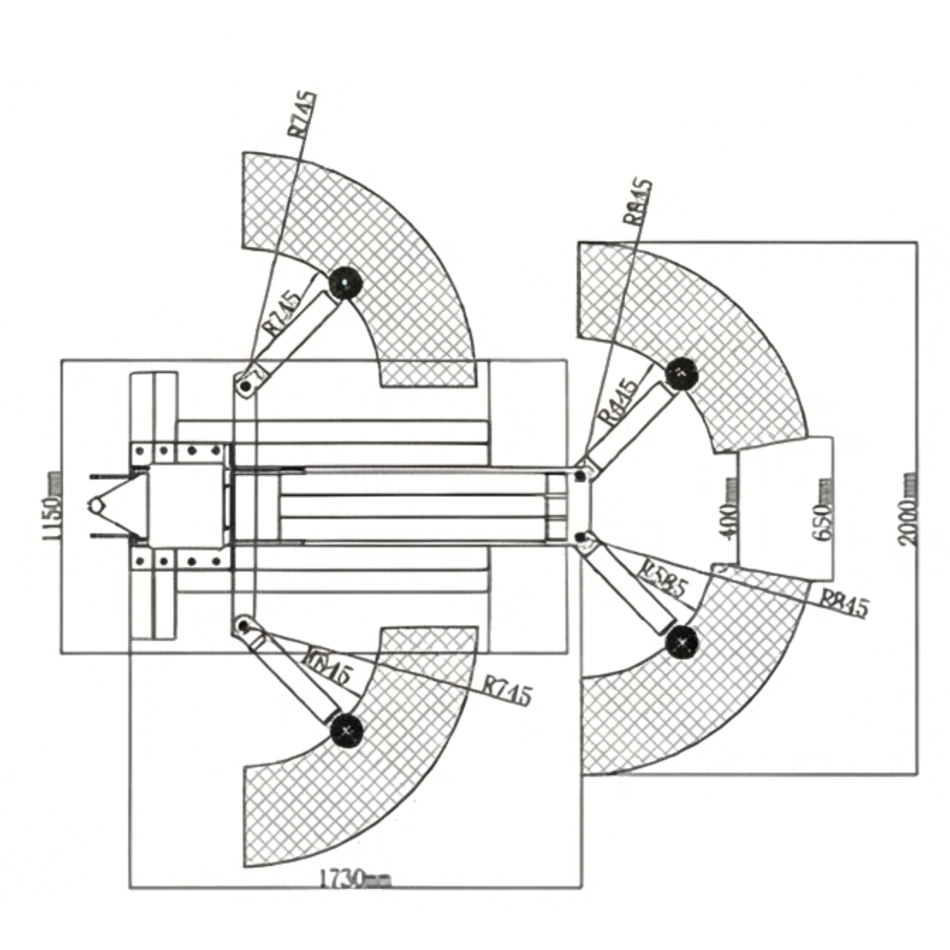 RETTER Ein-Säulen-Hebebühne RTH-1300 Ultraflach - 3.0 t Mobile RETTER Hebebühne