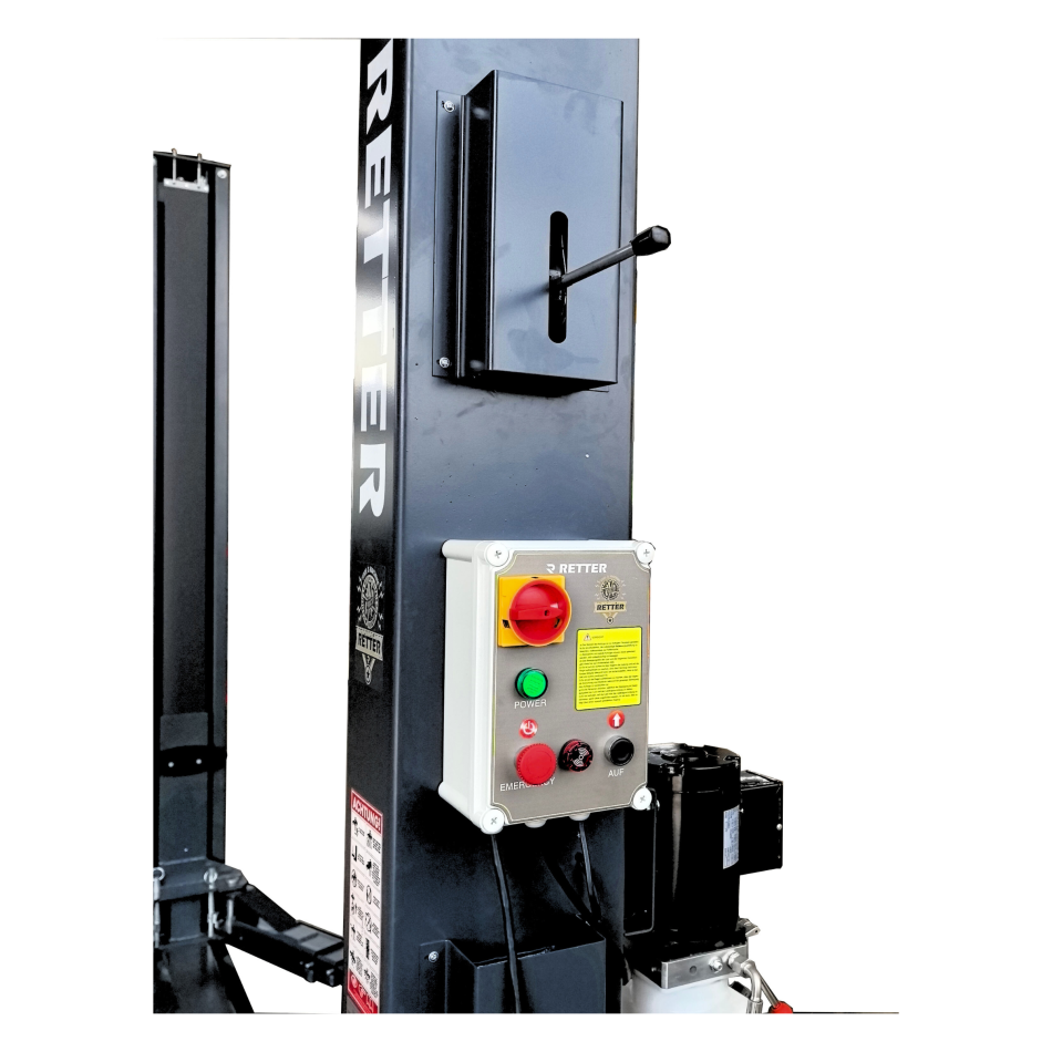 2 Säulen Hebebühne Halb. Autom. RETTER RTH-2042-Trendline 4.2 T
