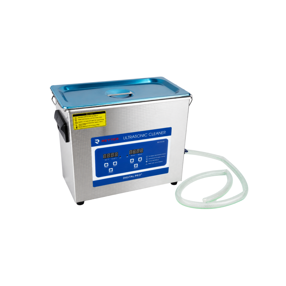 RETTER RT-ZP99Z291 Ultraschallreiniger 6 L – 180 W mit Heizung
