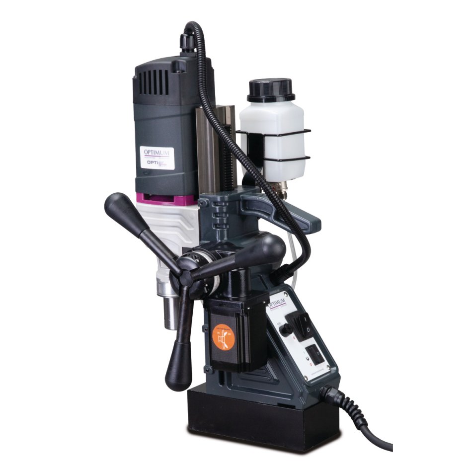 Magnetkernbohrmaschine - 35 mm, automatischer Pinolenvorschub mit Rücklauf | OPTIMUM - DM 35PF