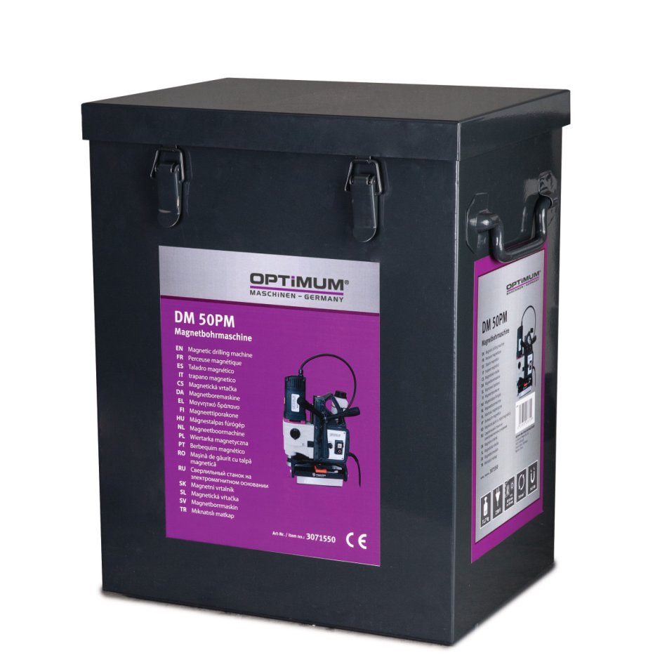 Magnetkernbohrmaschine - 35 mm, automatischer Pinolenvorschub mit Rücklauf | OPTIMUM - DM 35PF