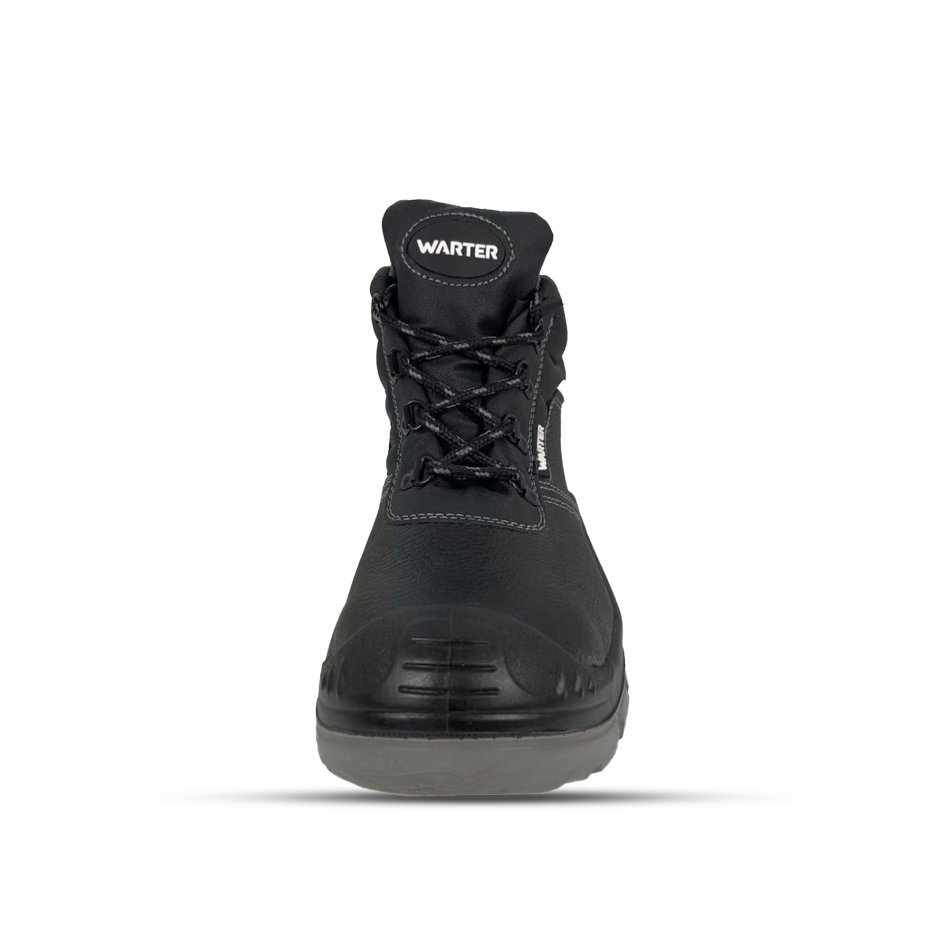WARTER HIGHSAFE Sicherheitsschuhe S3 – Knöchelhoch, Leder, Wasserdicht, Rutschfest SRC, ESD – EN ISO 20345