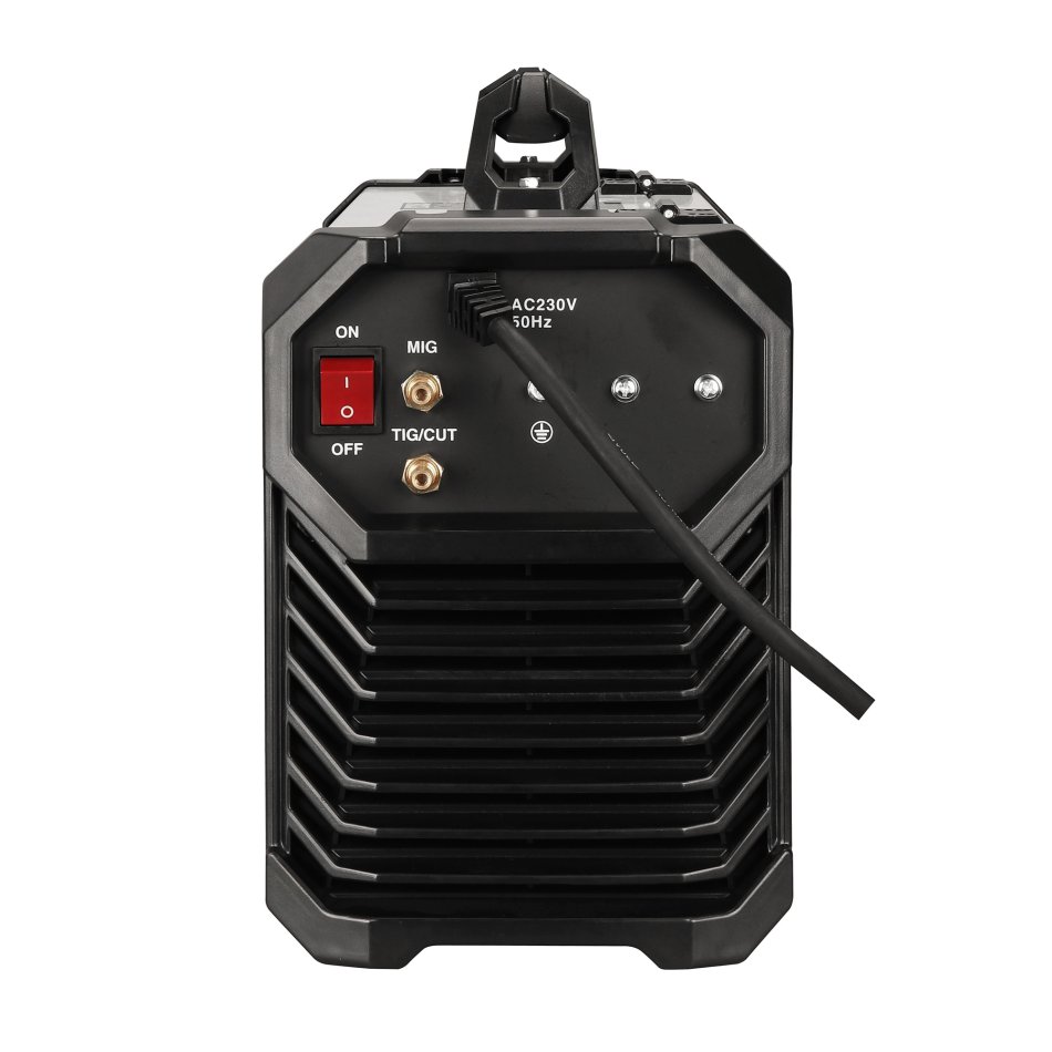 WARTER CUT-250 PRO Kompaktes 4-in-1 Multifunktions-Invertergerät für WIG, MIG/MAG, MMA & Plasma CUT 200A und 50A Kombigerät mit Plasma-Funktion