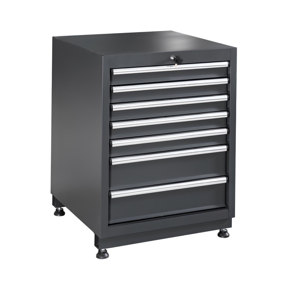 7-Schubladen Schrank Modul für Schranksystem RTX5000 - 680 x 700 x 910 mm | RETTER RTX-5000
