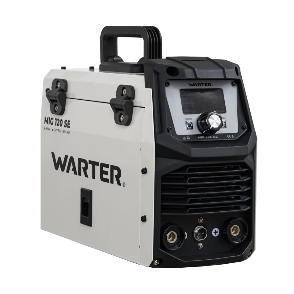 WARTER FLUXMIG-120 Kompaktes 3-in-1 Inverter-Schweißgerät für MIG, MMA & DC Lift-TIG