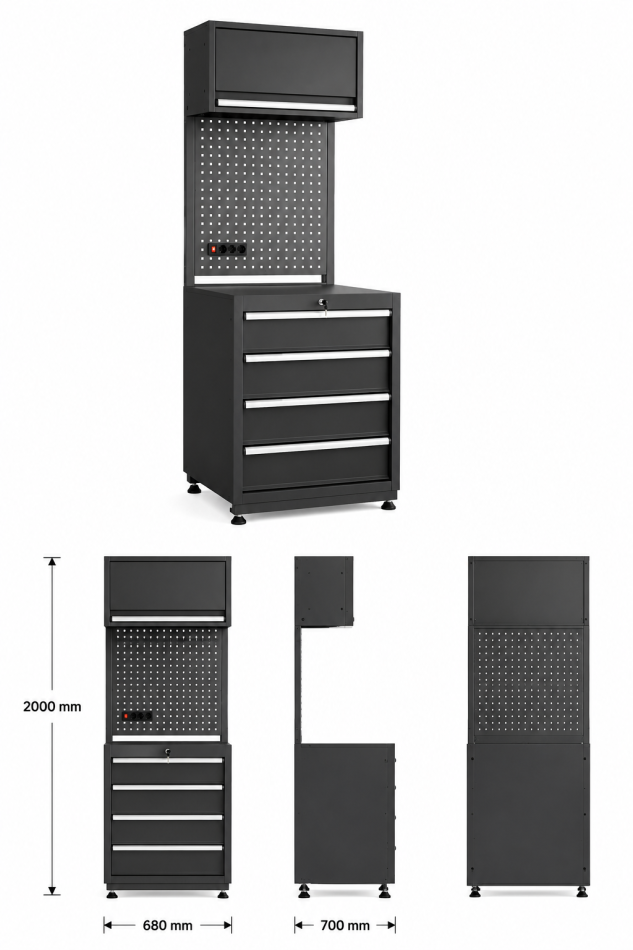 Werkstatteinrichtung Set 3 Teile PROFI Edition Schranksystem 4S | RETTER