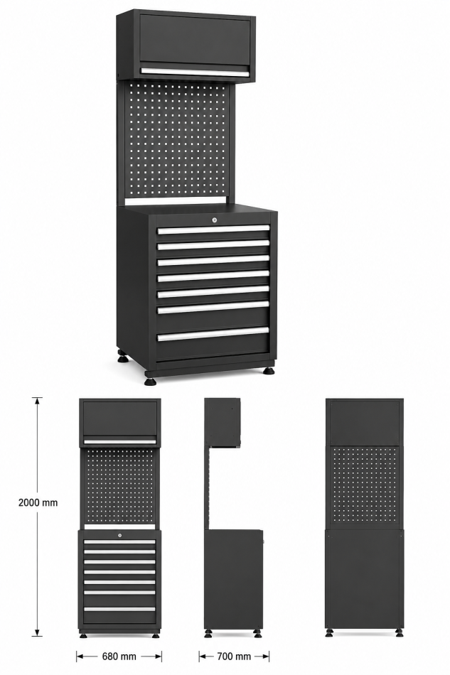 Werkstatteinrichtung Set 3 Teile PROFI Edition Schranksystem S7 | RETTER