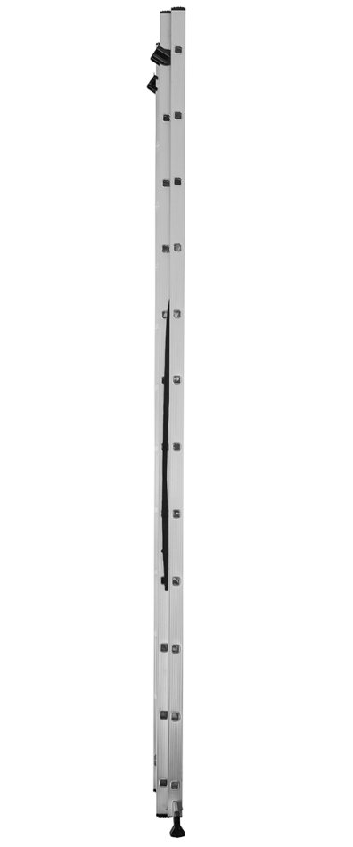 Schiebe-Teleskopleiter 2 x 11 Stufen – Arbeitshöhe 6,50 m – 150 kg belastbar – HAUSMARKT