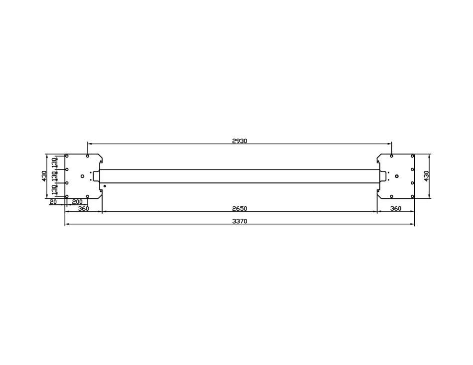 2 Säulen Hebebühne 4.0 t - barrierefrei - Profi Line Retter L24CE-1 380V