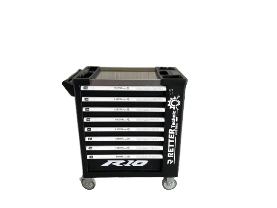 Mobiler Werkzeugwagen RETTER R10 "Black" Edition