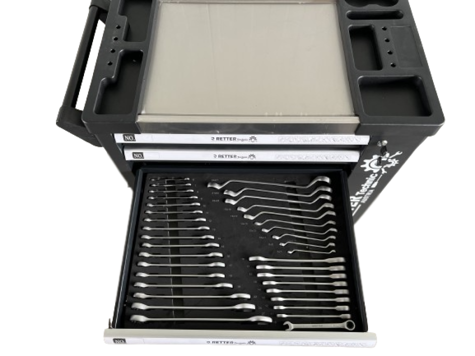 Mobiler Werkzeugwagen RETTER R10 "Black" Edition