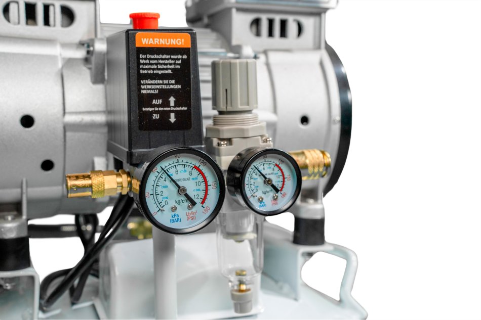 Flüster Kompressor Silent Kompressor öl frei 45 L 2PS