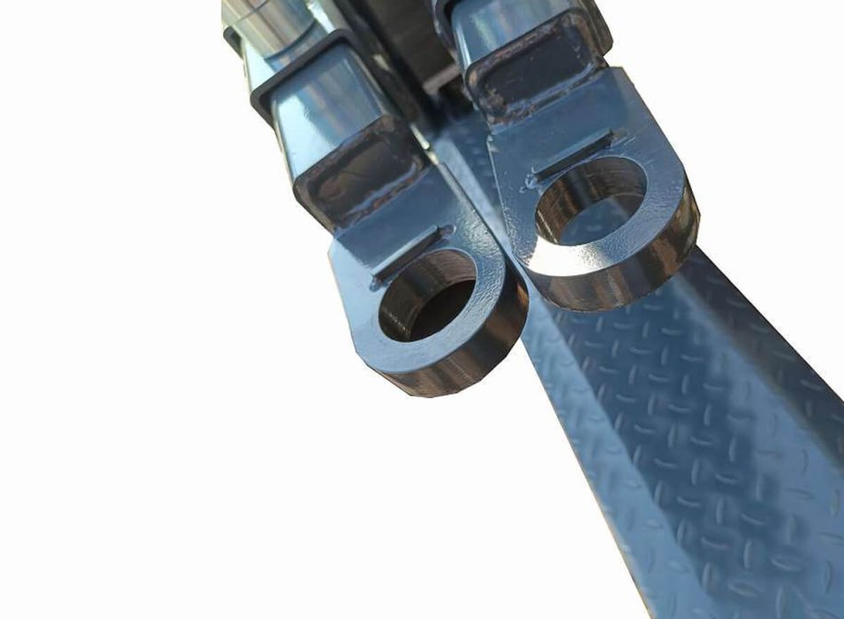 2 Säulen Hebebühne 4.500 kg - Halbautomatische Entriegelung RTH-2045S 400V - Gratis Zubehör 2 x 5 Liter Hydrauliköl