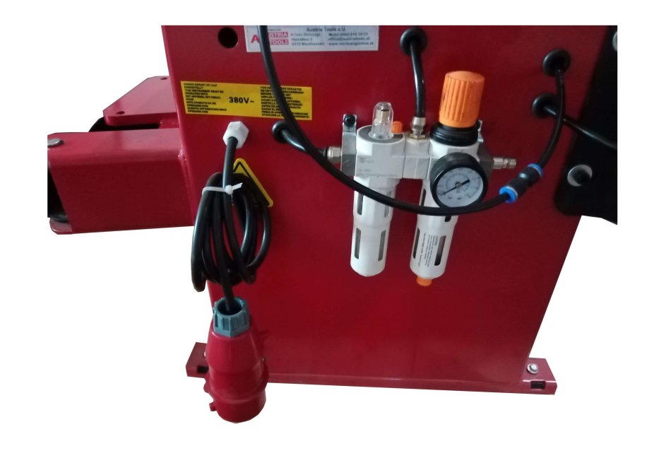 Reifenwuchtmaschine - Auto Messung RETTER WB65b & Reifenmontiermaschine - pneumatisch Kippsäule RETTER 706D Red