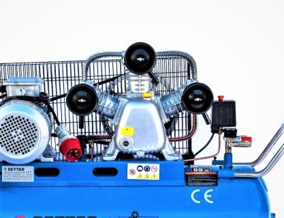 Leistungsstarkes 3 V-Zylinder Druckluftaggregat - 3,0 kW Motor