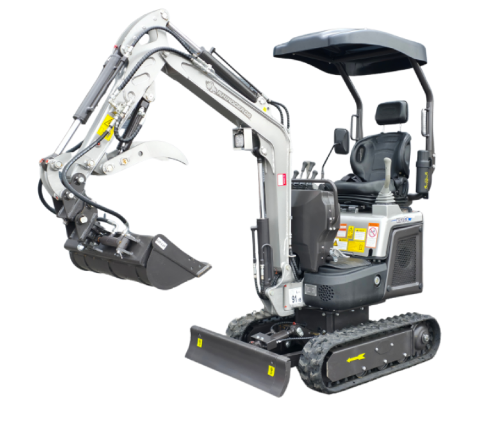 Bundle KS10-8 Austria Edition Minibagger 1.000 kg + XN800 Profiline Raupendumper Hochentladung