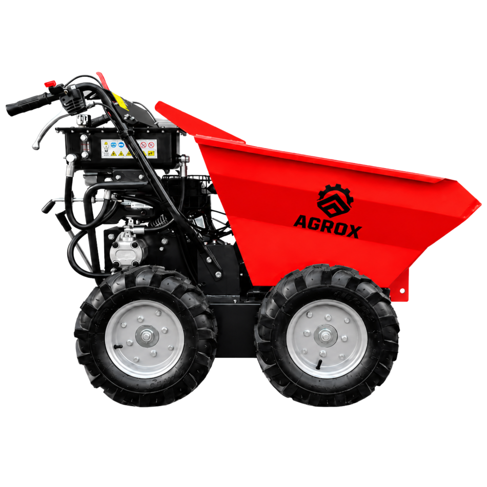 Minidumper XN300 6,5 PS – Benzinmotor B&S XR950 und hydraulische Kippmulde 300 kg