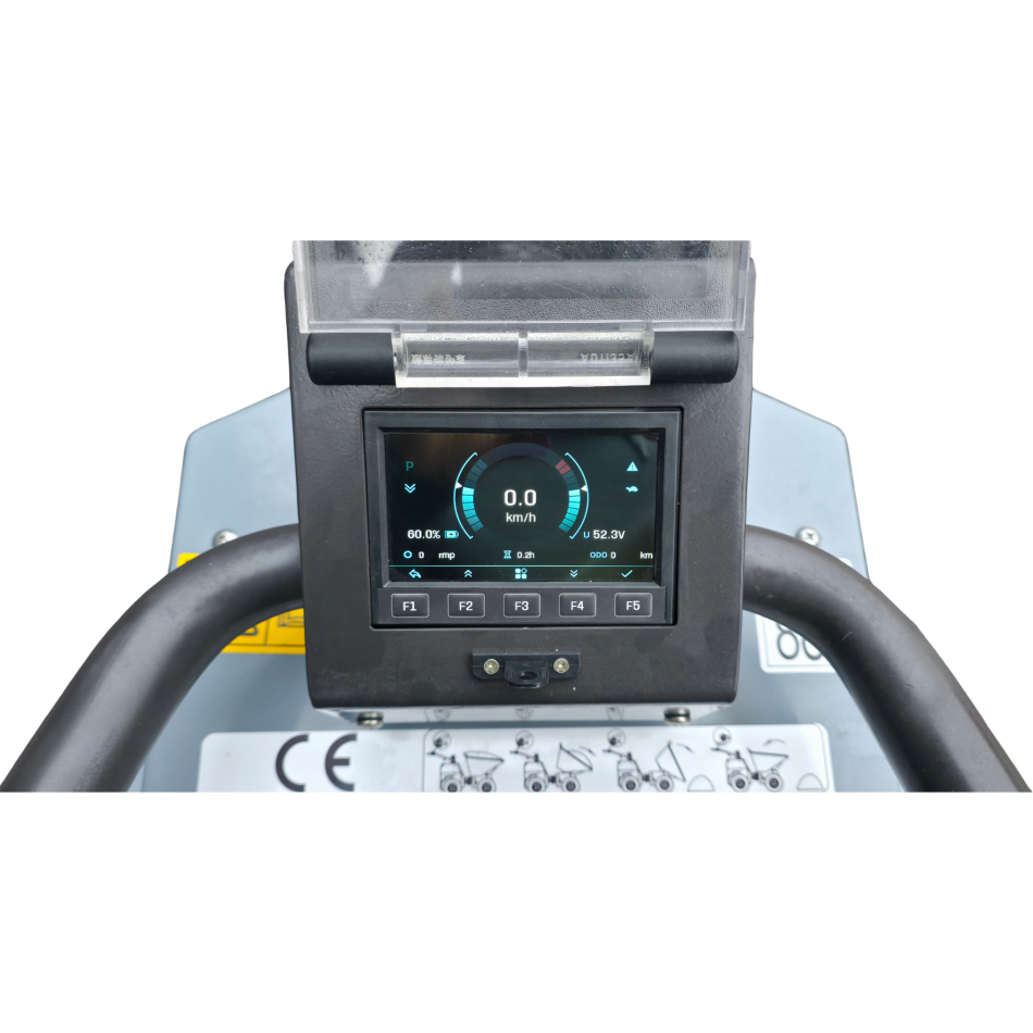 AGROX Elektro-Allrad-Dumper 500kg, Lithium-Akku und hydraulische Knicklenkung