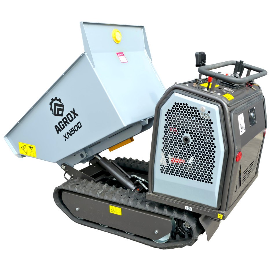 Mini Dumper XN500 mit Raupenantrieb 10 PS - 1 Zylinder Benziner Minidumper AGROX