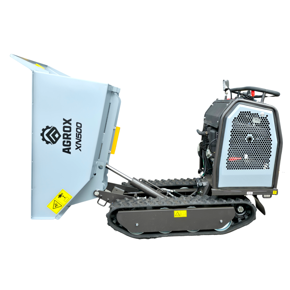 Mini Dumper XN500 mit Raupenantrieb 10 PS - 1 Zylinder Benziner Minidumper AGROX