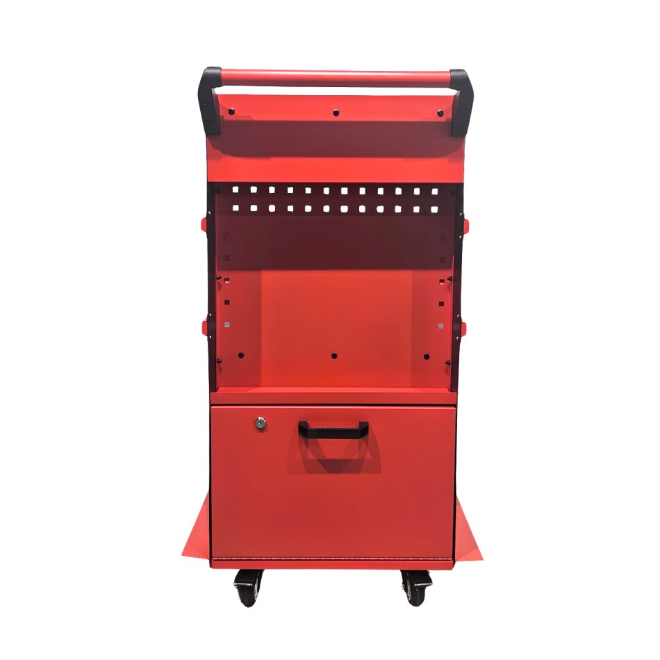 Diagnosewagen mit Rollladenklappe - RT-403 Multifunktionswagen RETTER | Universal-Laptopwagen fahrbar