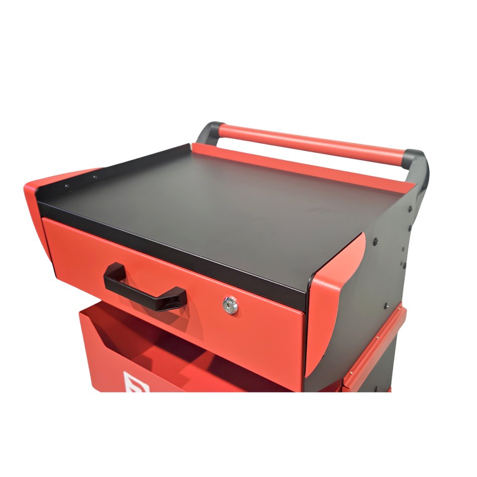 Diagnosewagen mit Rollladenklappe - RT-403 Multifunktionswagen RETTER | Universal-Laptopwagen fahrbar
