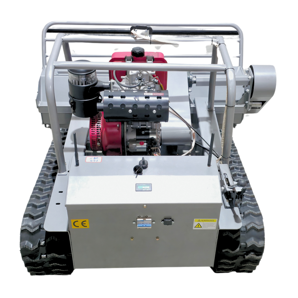 AMD-R120 Ferngesteuerter Diesel-Rasenmäher mit Raupenantrieb – 1200 mm Schnittbreite