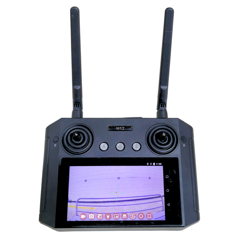 AMD-R120 Ferngesteuerter Diesel-Rasenmäher mit Raupenantrieb – 1200 mm Schnittbreite