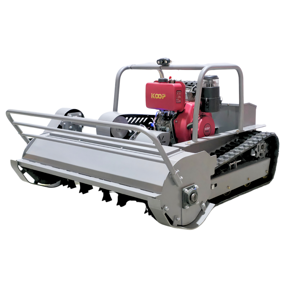 AMD-R120 Ferngesteuerter Diesel-Rasenmäher mit Raupenantrieb – 1200 mm Schnittbreite