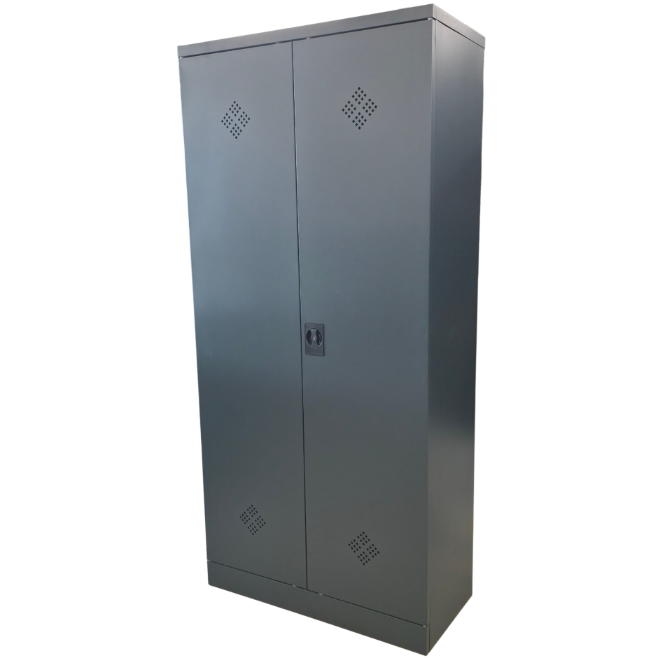 RETTER Stabiler Aufbewahrungsschrank 920 x 420 x 1950 mm - Werkstattschrank