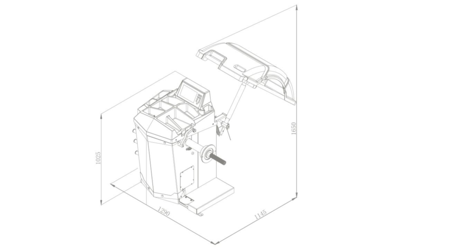 RETTER CB3020 – Automatische Radwuchtmaschine