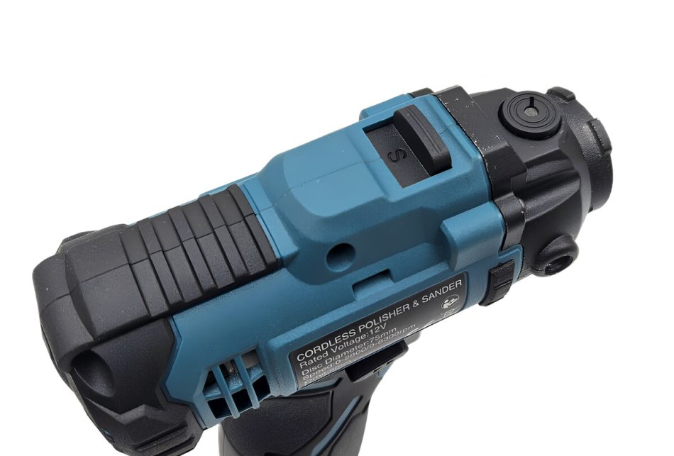 12V Akku-Poliermaschine 75mm | 2-Gang-Getriebe | RETTER Cordless Polisher ATA-P01B2117 Rotationspolierer inkl. Polierpads und Zubehör