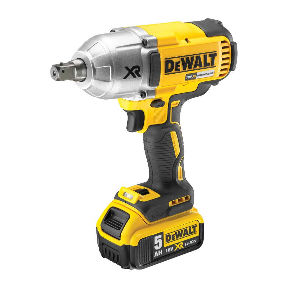 DeWalt DCF899P2-QW 18V XR Akku-Schlagschrauber 950 Nm inkl. 2x 5,0 Ah - 1/2" Bürstenlos