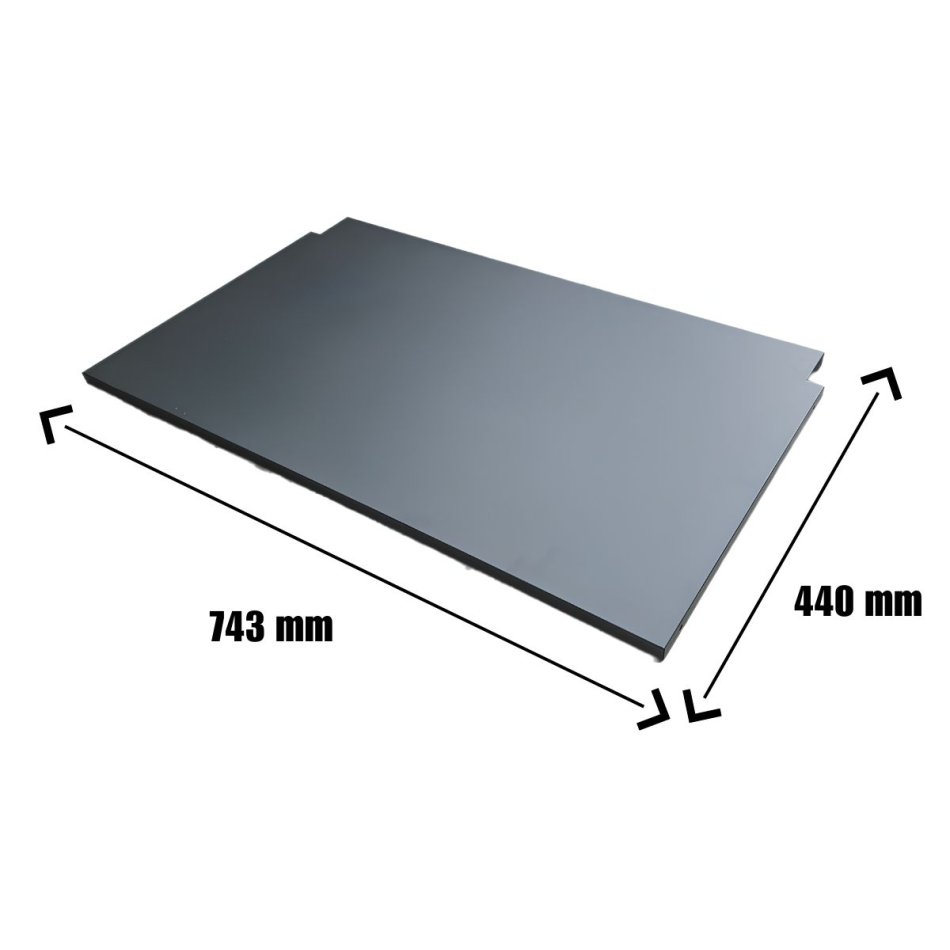 Einlegeböden SET 4-tlg. für Schranksystem RTX8000 | 743 x 440 x 15 mm - Fachböden SET