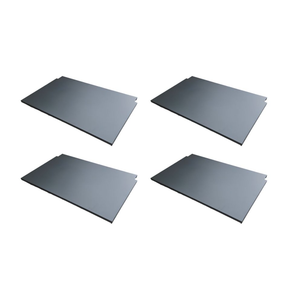 Einlegeböden SET 4-tlg. für Schranksystem RTX8000 | 743 x 440 x 15 mm - Fachböden SET