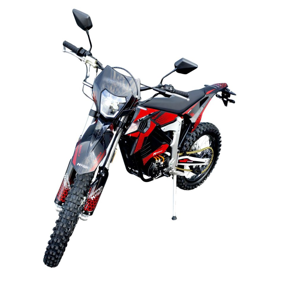 Elektro Motorrad 72V - 3kW | 125 km/h | E-Dirtbike mit Straßenzulassung | HIGHPER HP127E